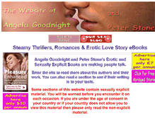 Tablet Screenshot of angelagoodnight.com